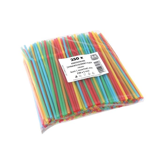 Reusable straws FLEX 5/240 mm,