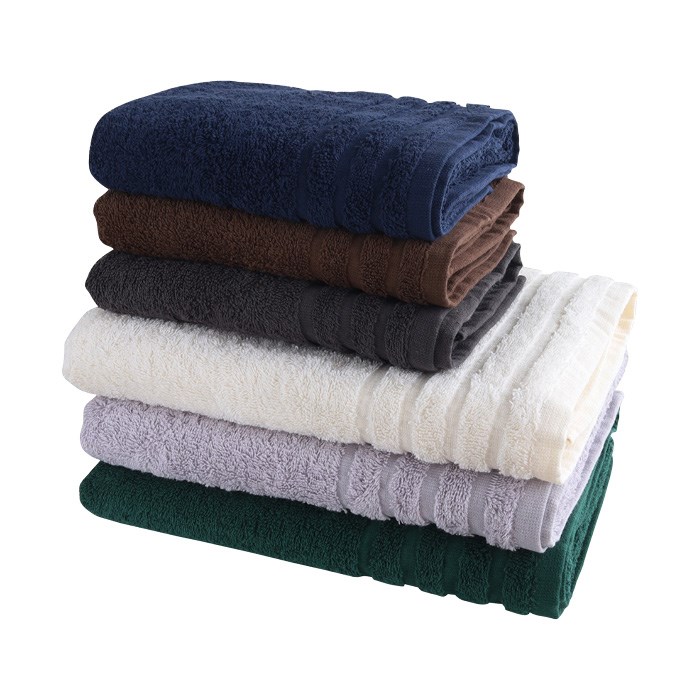 towel 50x100 cm Aruba BROWN terry 400 g/m2 organic cotton, double stitch