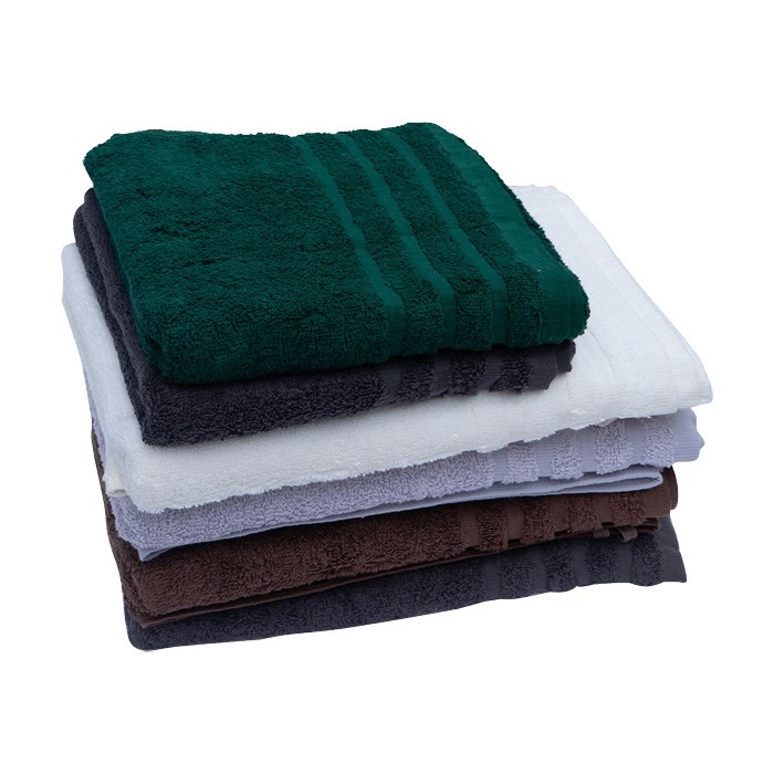 Froté ručník ARUBA 50 x 100 cm, šedý, 400 g/m2 - 100% organická bavlna