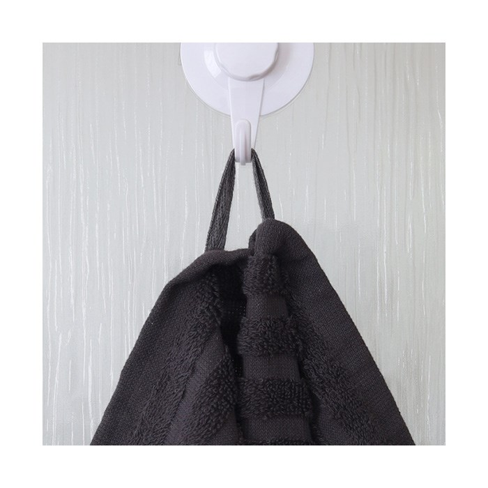 towel 50x100 cm Aruba CHARCOAL terry 400 g/m2 organic cotton, double stitch