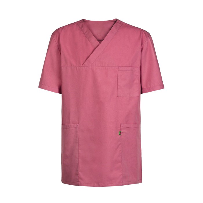 Unisex scrub top RF matt pink s.M
