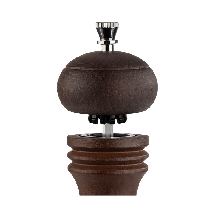 mlýnek na pepř ETERNAL, bukové dřevo, tmavý, pr. 6 cm, v. 23 cm