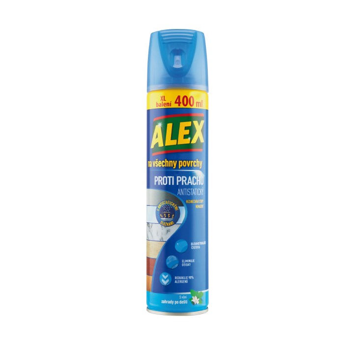 Alex 400 ml proti prachu na všechny povrchy - aerosol