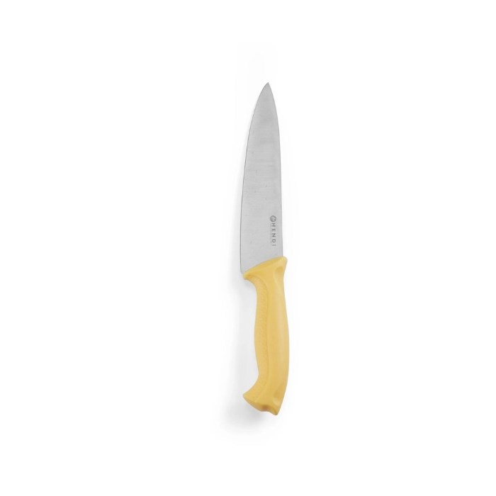 nůž HACCP kuchařský 18 cm žlutý