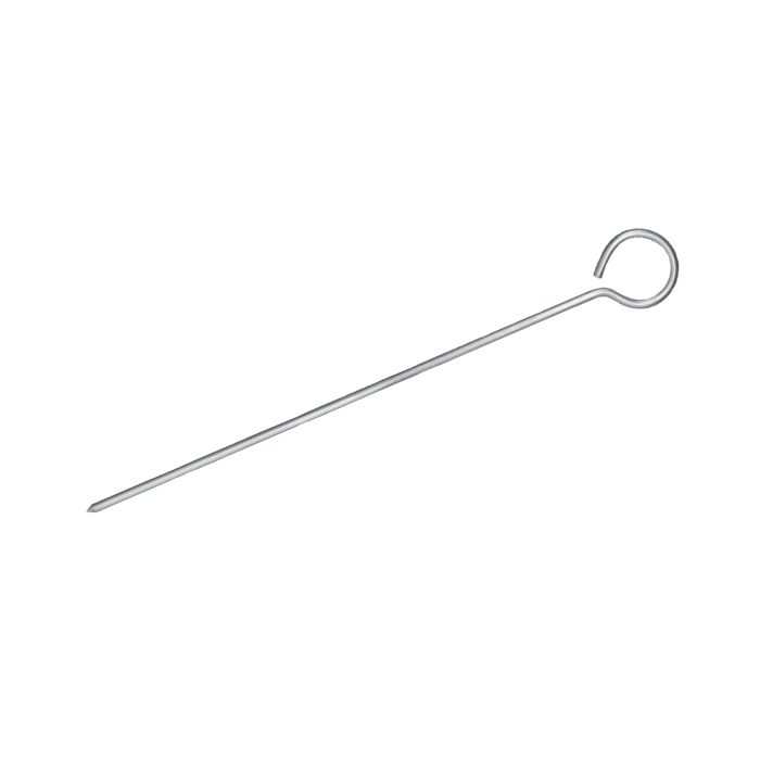 Jehla na ražniči, nerez - 200 x 3 mm