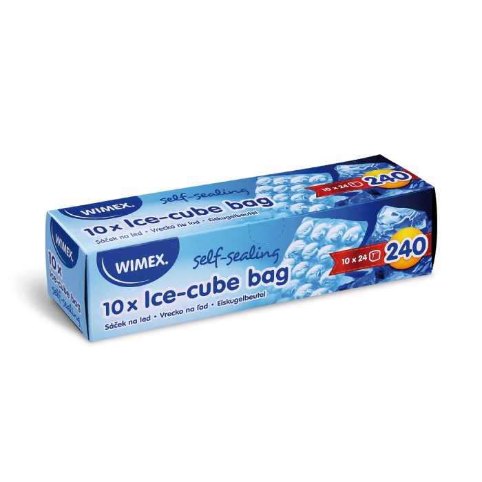 sáčky na led 24 kostek LDPE/ 10 ks