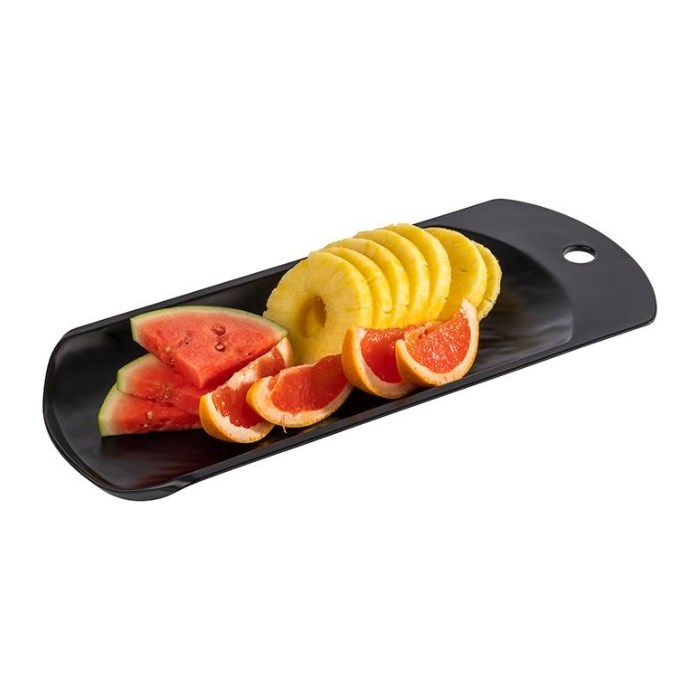 Melamine tray 41 x 18,5 cm, black