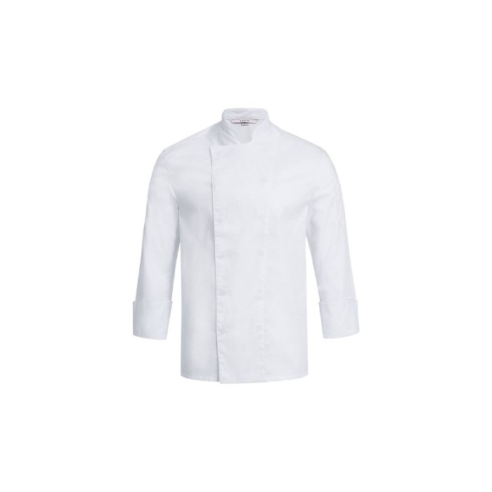 chef´s jacket men´s, concealed buttons, regular fit, s.XL white