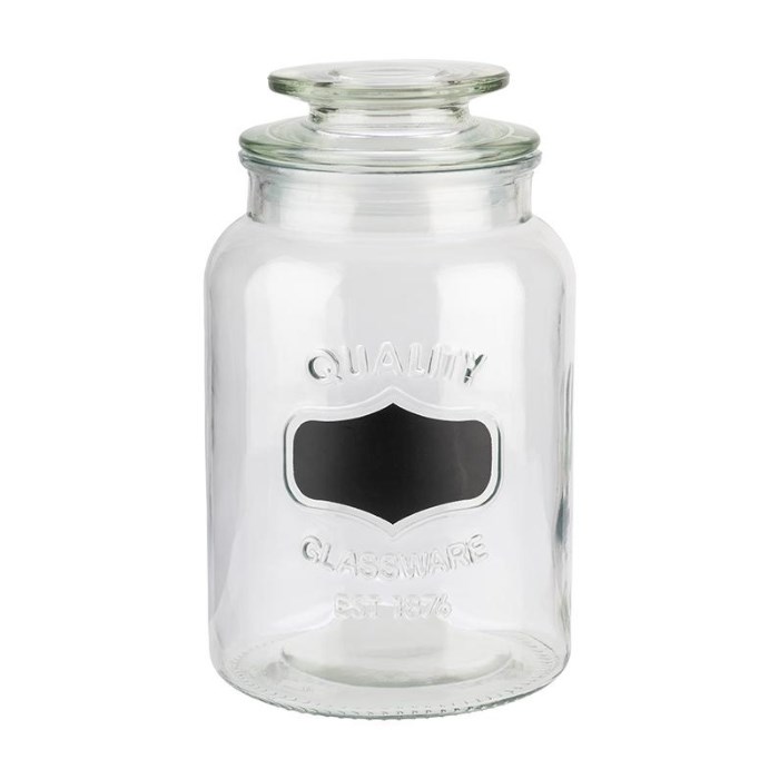 glas with lid