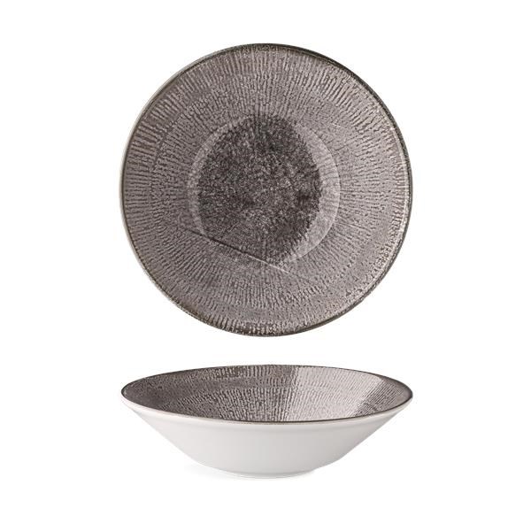 Optimo T0015 talíř hluboký/pasta 27 cm, dekor Shell gray