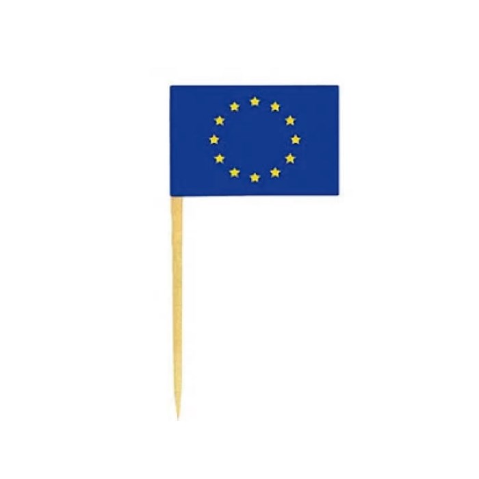 vlaječky 70 mm / 500 ks Euro