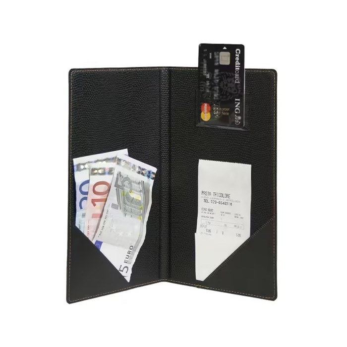 Trendy receipt plates black 23.4x12.8cm