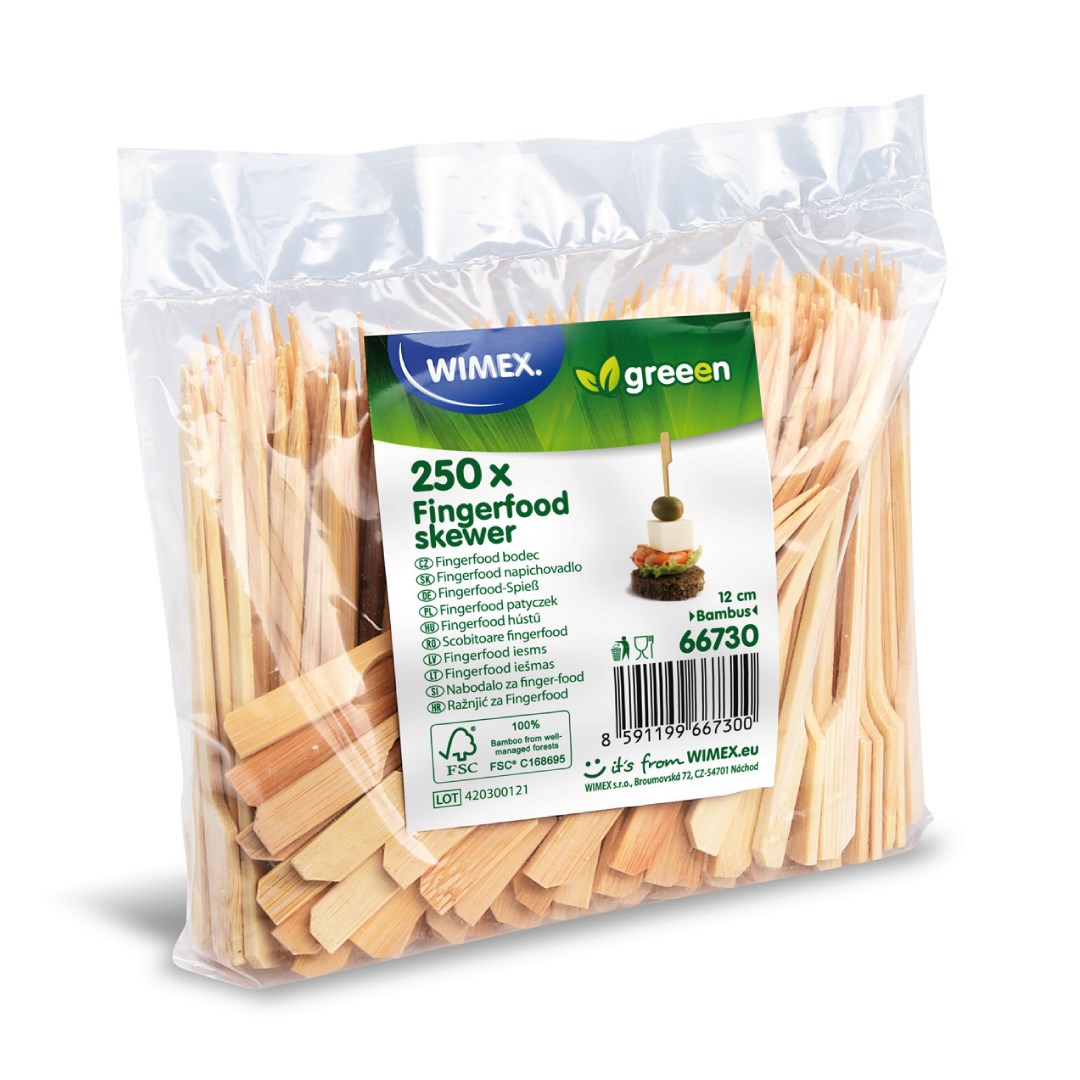 Bamboo fingerfood pick 12 cm 250 pcs