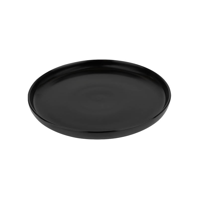 Future plate flat 20 cm black