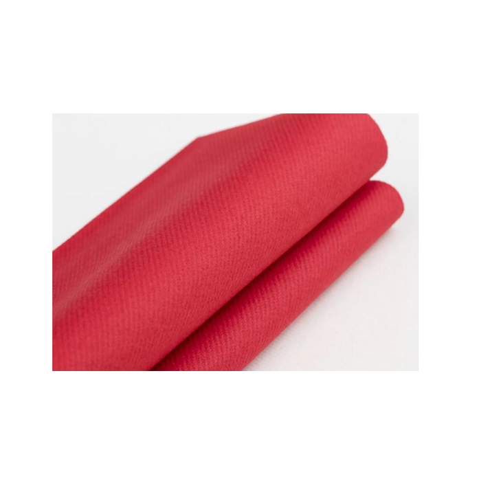 Papírové koktejlové ubrousky 25 x 25 cm, 2-vr, červené.