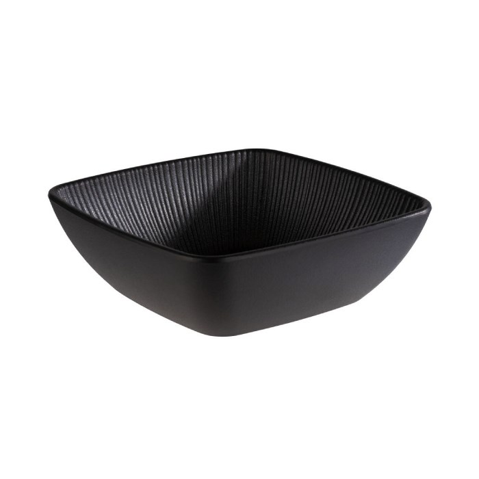 NERO melamine 0,6 l, 16,5 x 16,5 x 5,5 cm, black