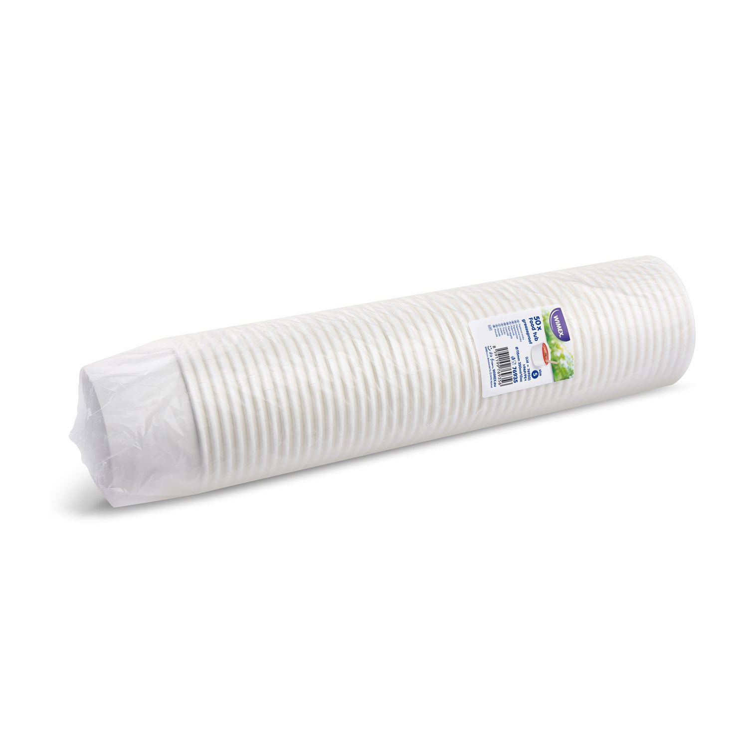 bowl paper white 350 ml S 115mm 50pcs