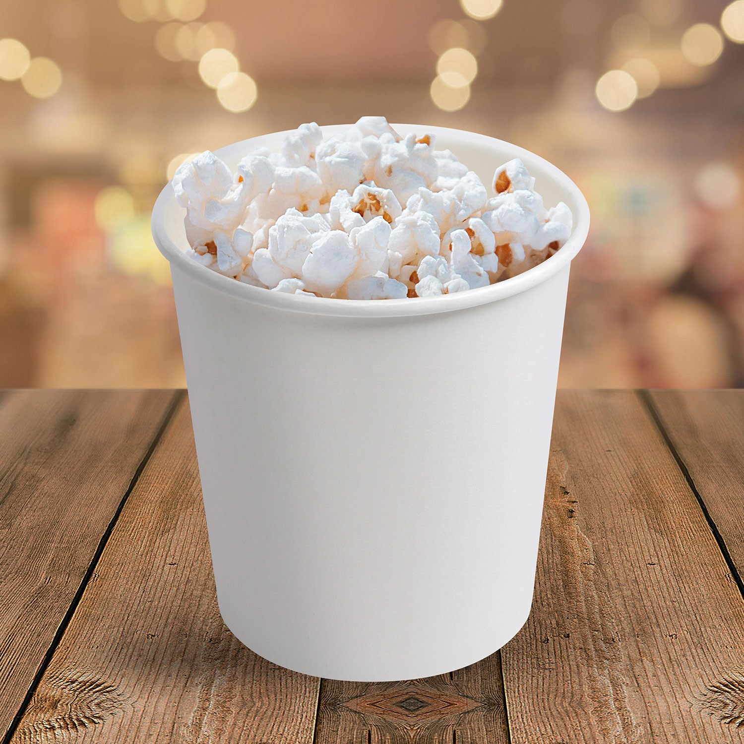 Papírová miska bílá, 750 ml, L, pr. 115 mm, 50 ks