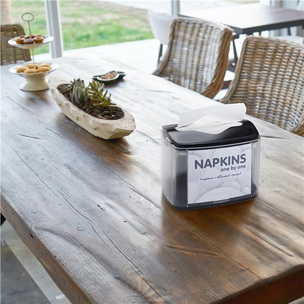napkin table dispenser black