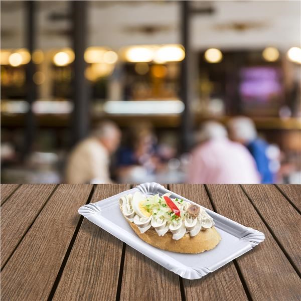 Paper plate 10x17 cm