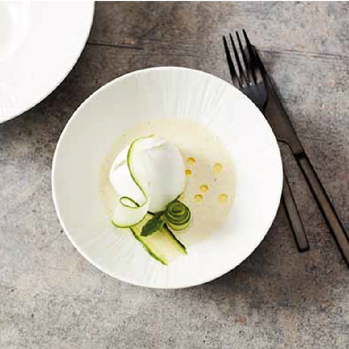 PURE WHITE deep plate, 19 cm