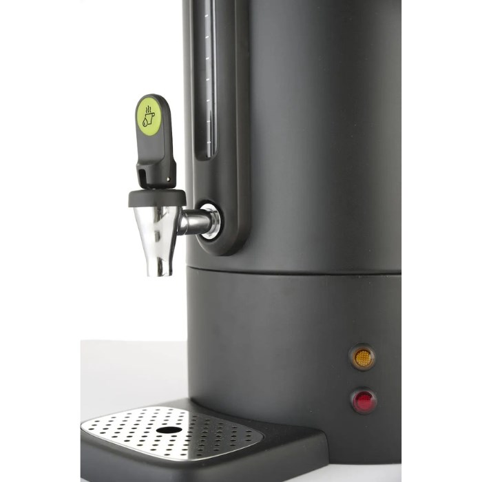Hot drinks boiler 16 l, matt black