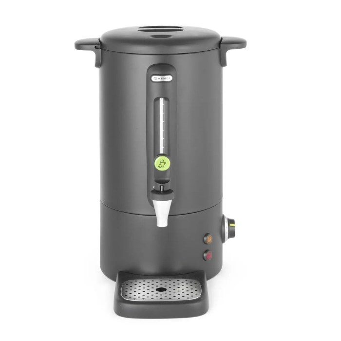 Hot drinks boiler 16 l, matt black