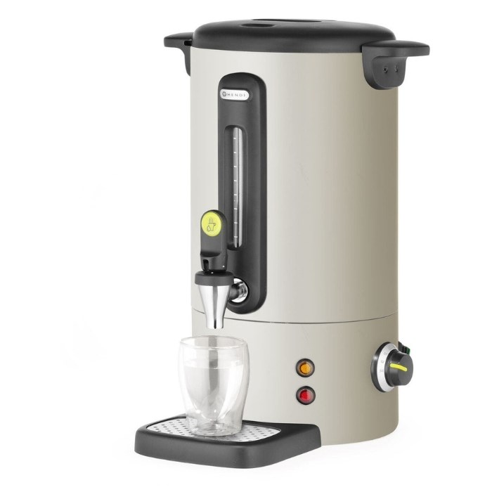 Wine/water/coffee/tea heater 9 l, light grey