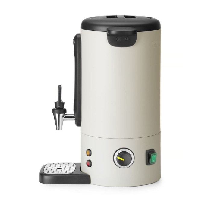 Wine/water/coffee/tea heater 9 l, light grey