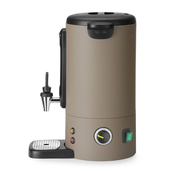 Hot drinks boiler 16 l,  taupe