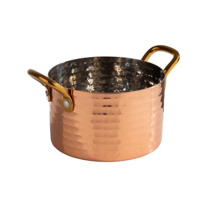 Serving pot MUMBAI 0.60 l stainless steel / copper