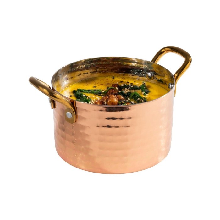 Serving pot MUMBAI 0.60 l stainless steel / copper