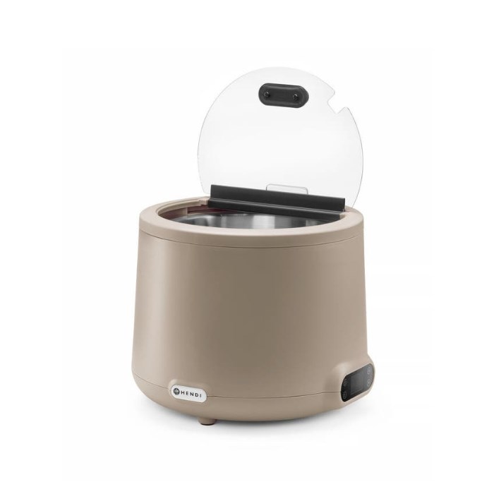 Soup kettle UNIQ 1,5l electrical, glass lid, beige