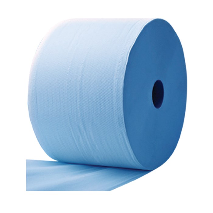 průmyslové role utěrky papírové 175m modré 3vrstvé 500 útr 24x35 cm