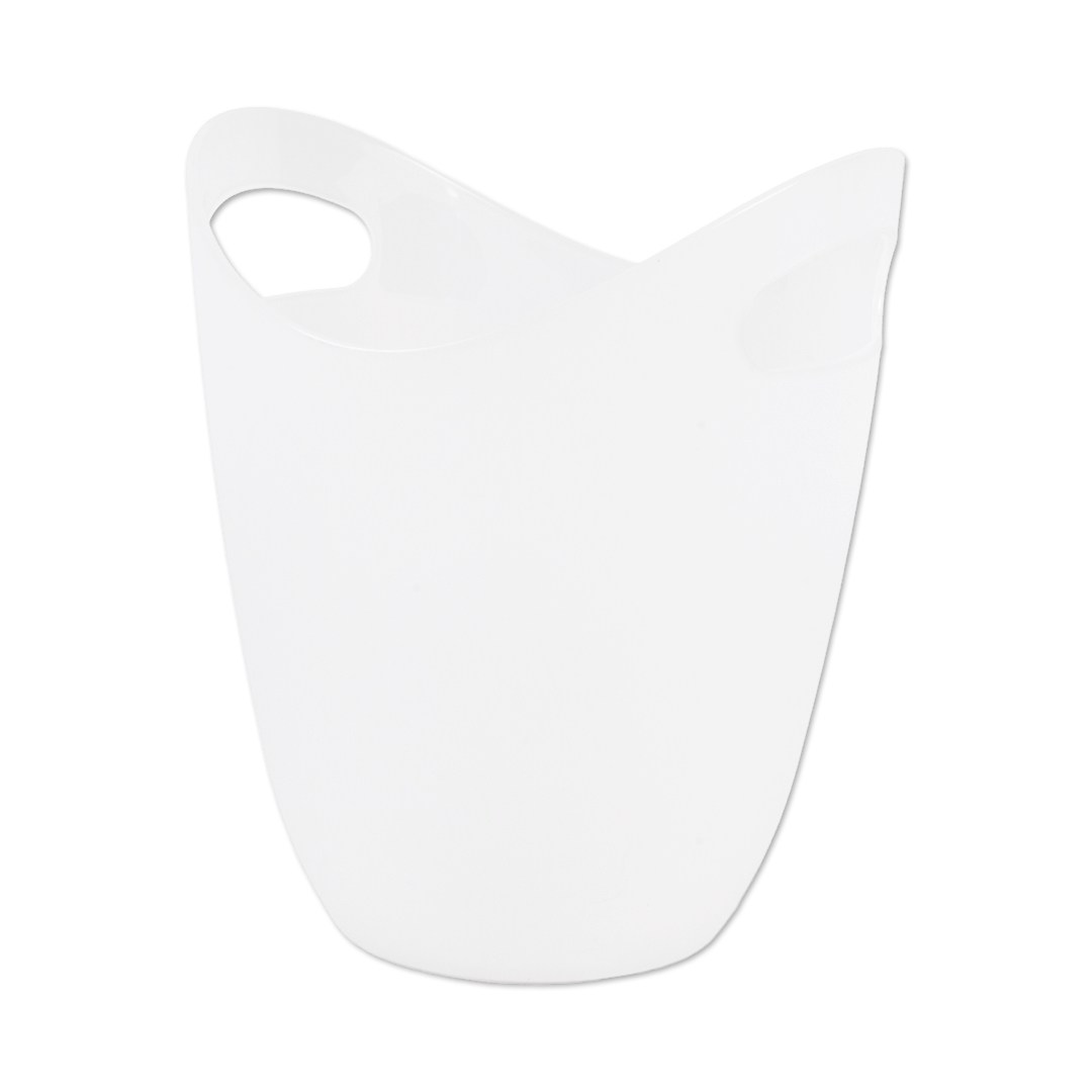 Champagne wine cooler, plastic, white matte
