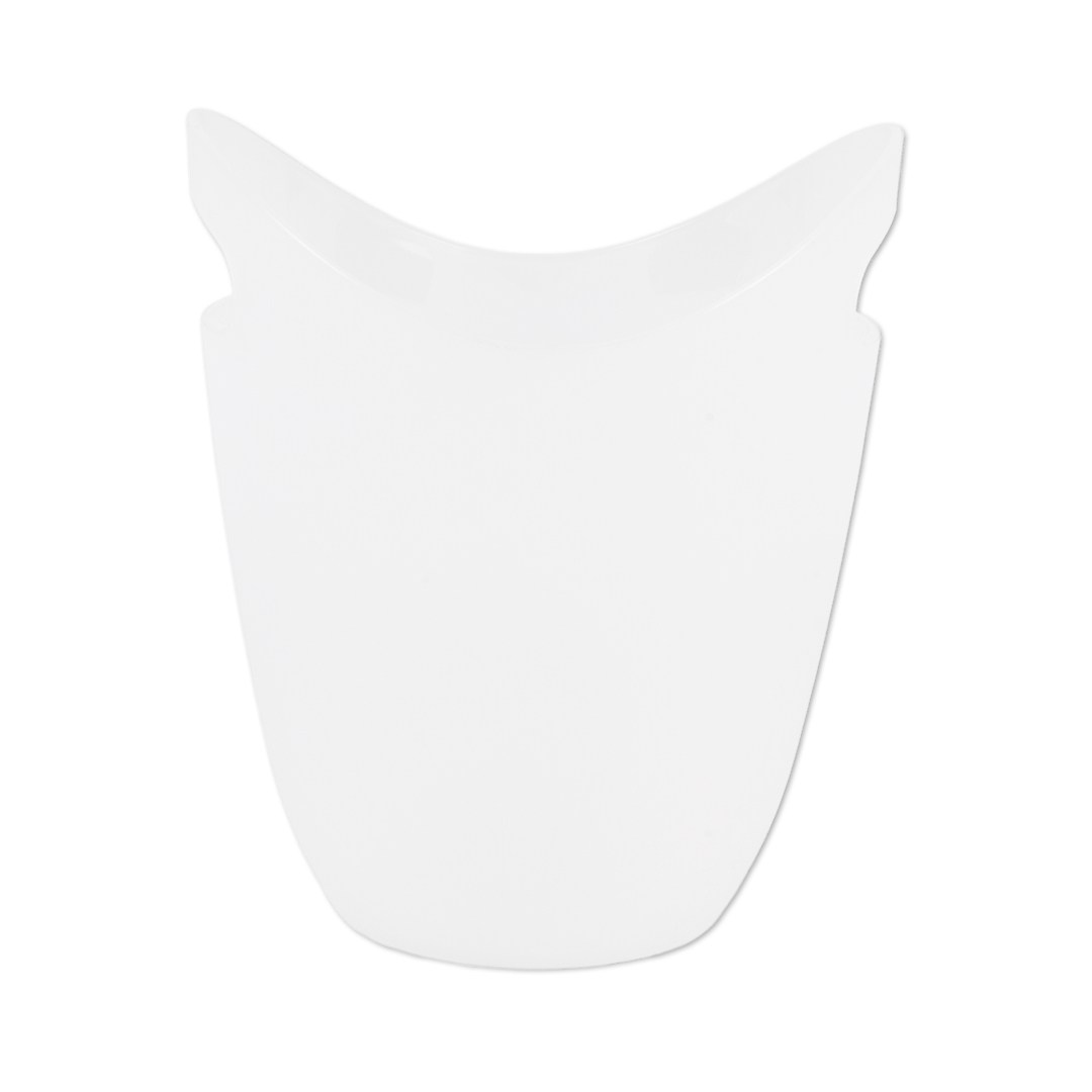 Champagne wine cooler, plastic, white matte