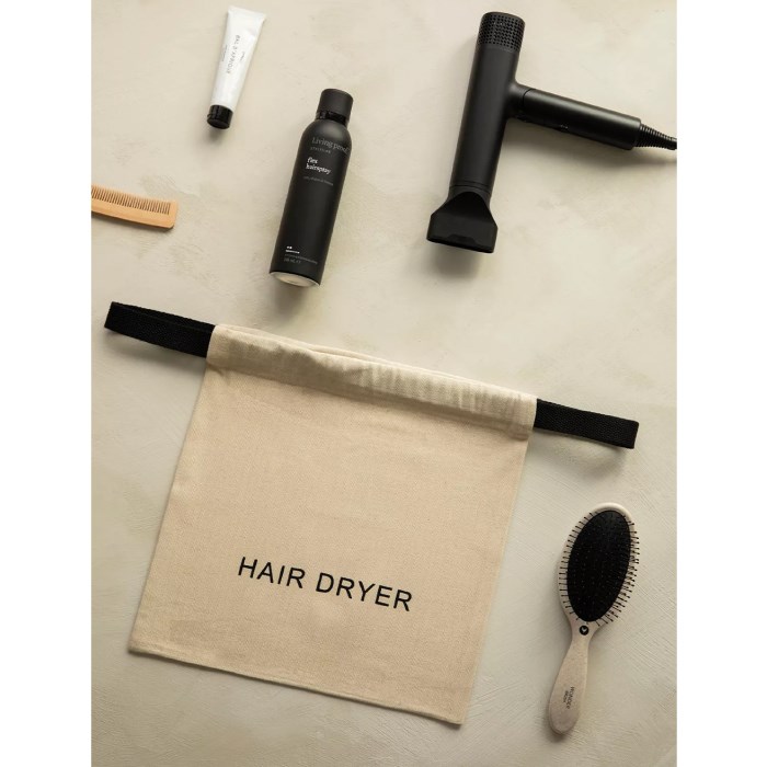 hair dryer bag Natural