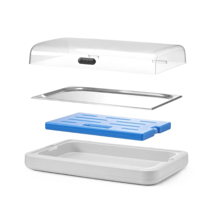 Chladící vitrína UNIQ zelená GN 1/1