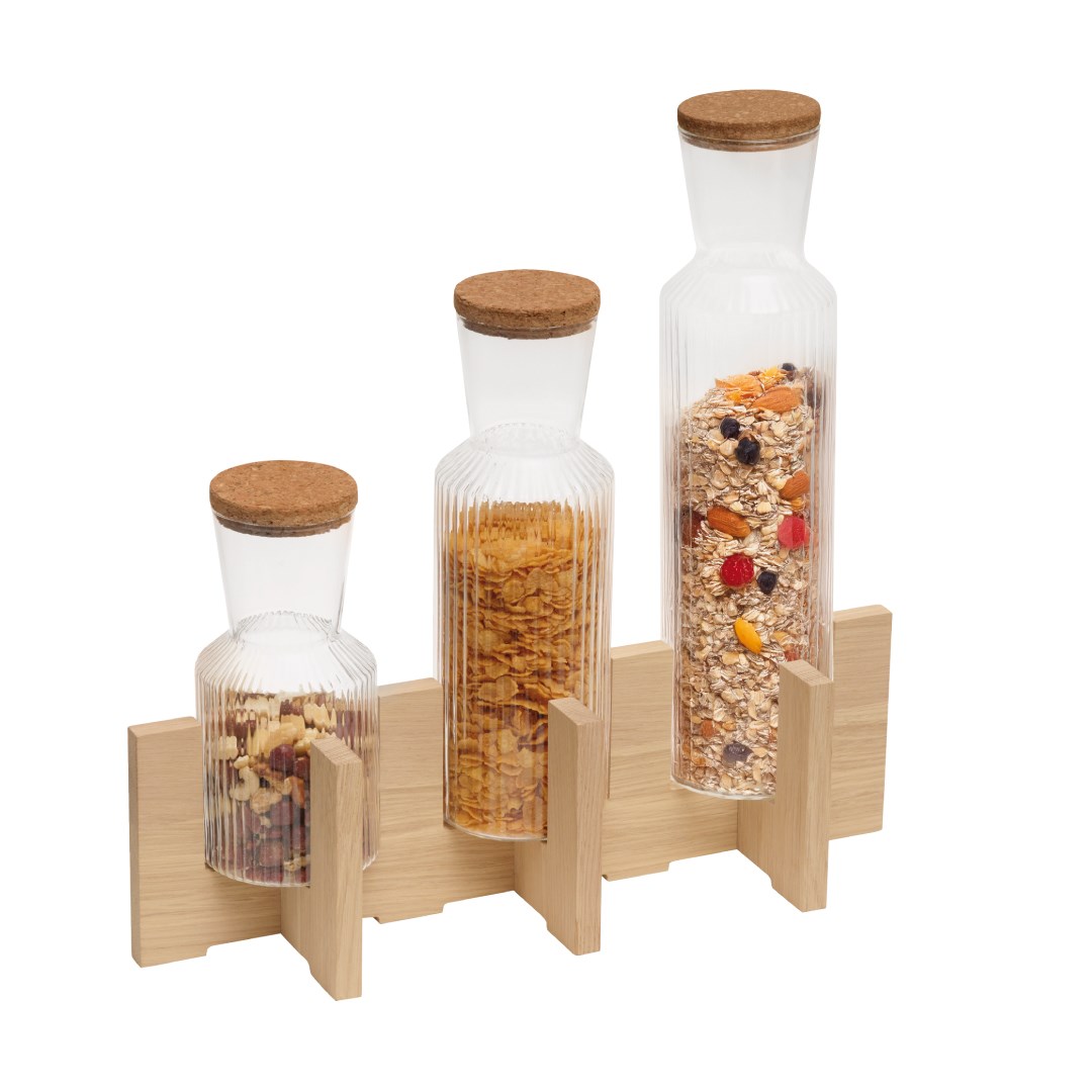 Stojan na karafy VALO,  dřevěný