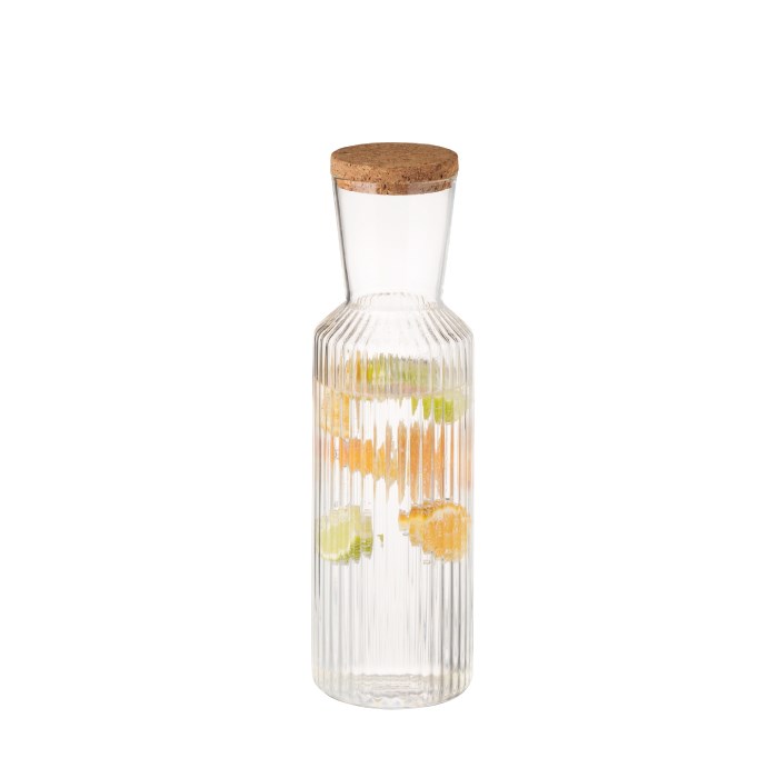 LINES glass carafe with lid 1 l