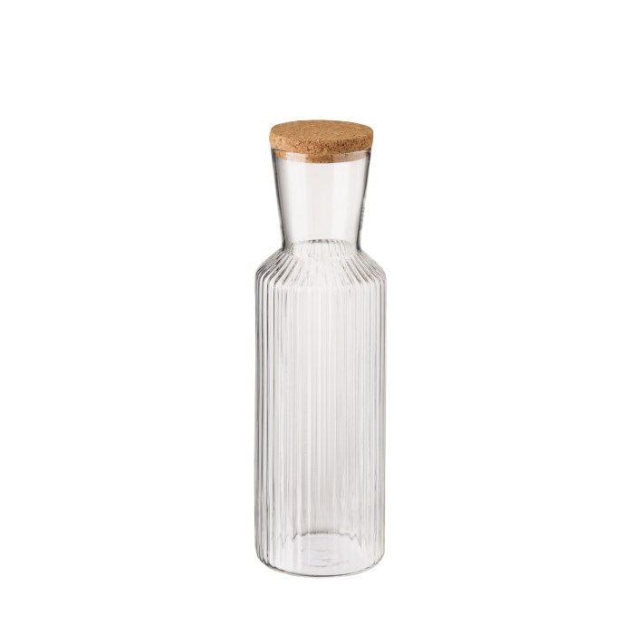 LINES glass carafe with lid 1 l