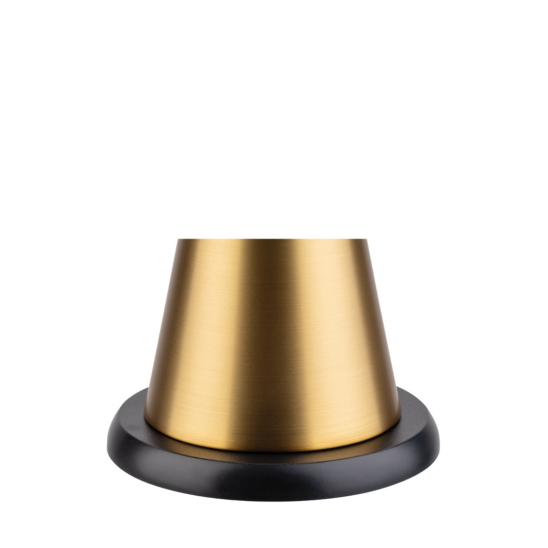 Stolní lampa CONE zlatá, výška 18 cm