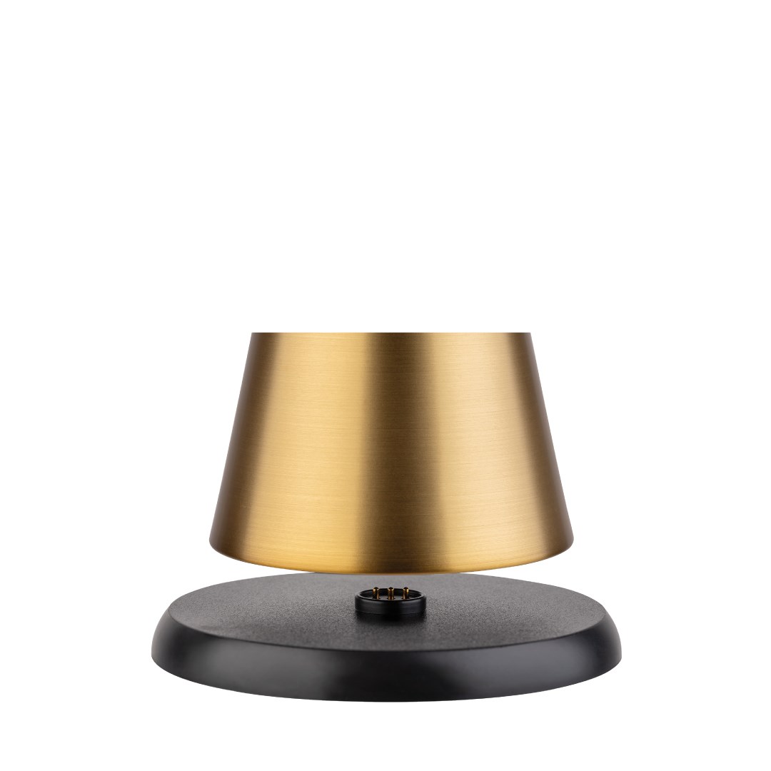 Stolní lampa CONE zlatá, výška 18 cm