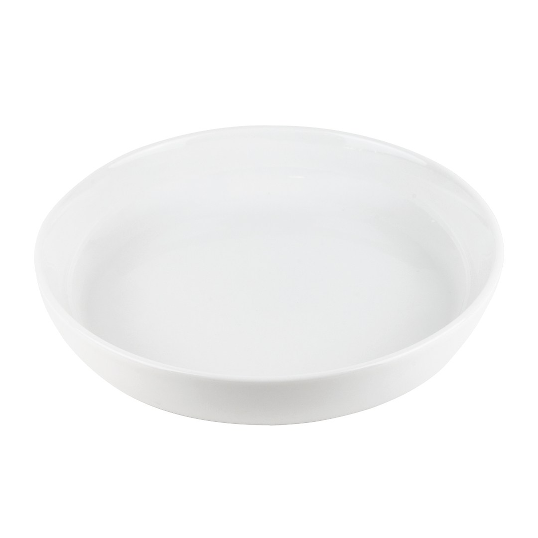 Future plate half-deep 24 cm white