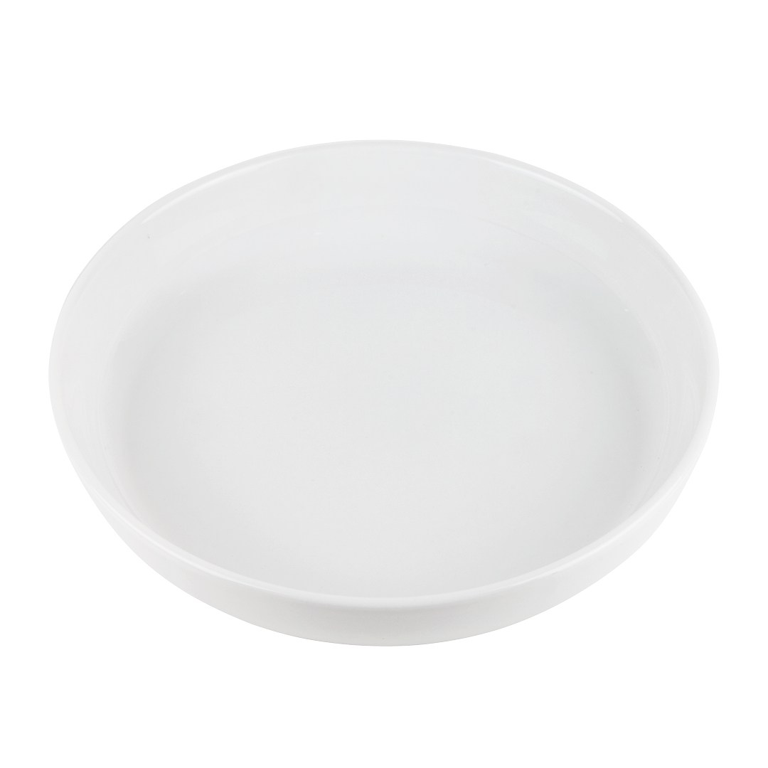 Future plate half-deep 24 cm white