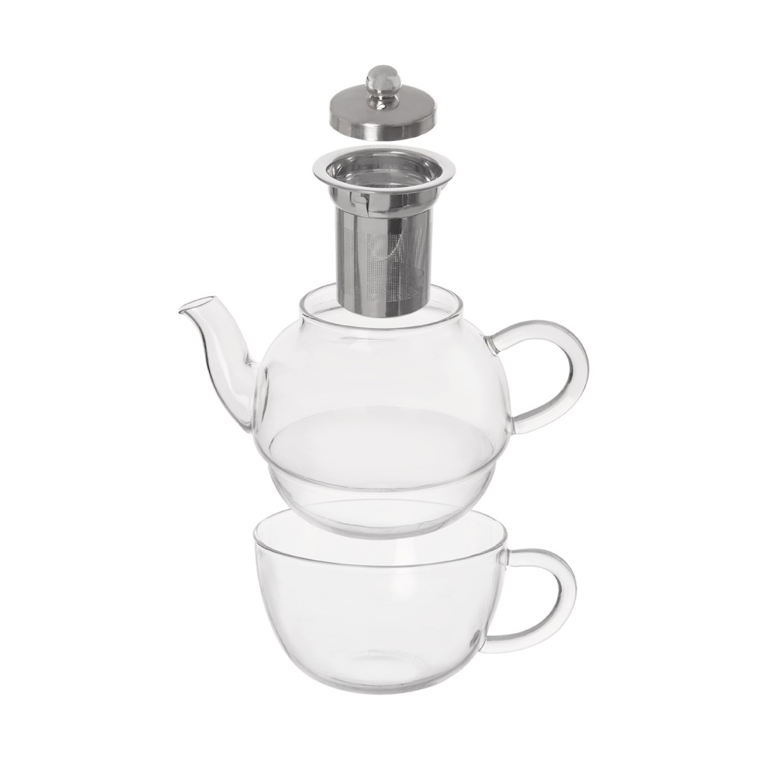 Tea set 0,8l glas