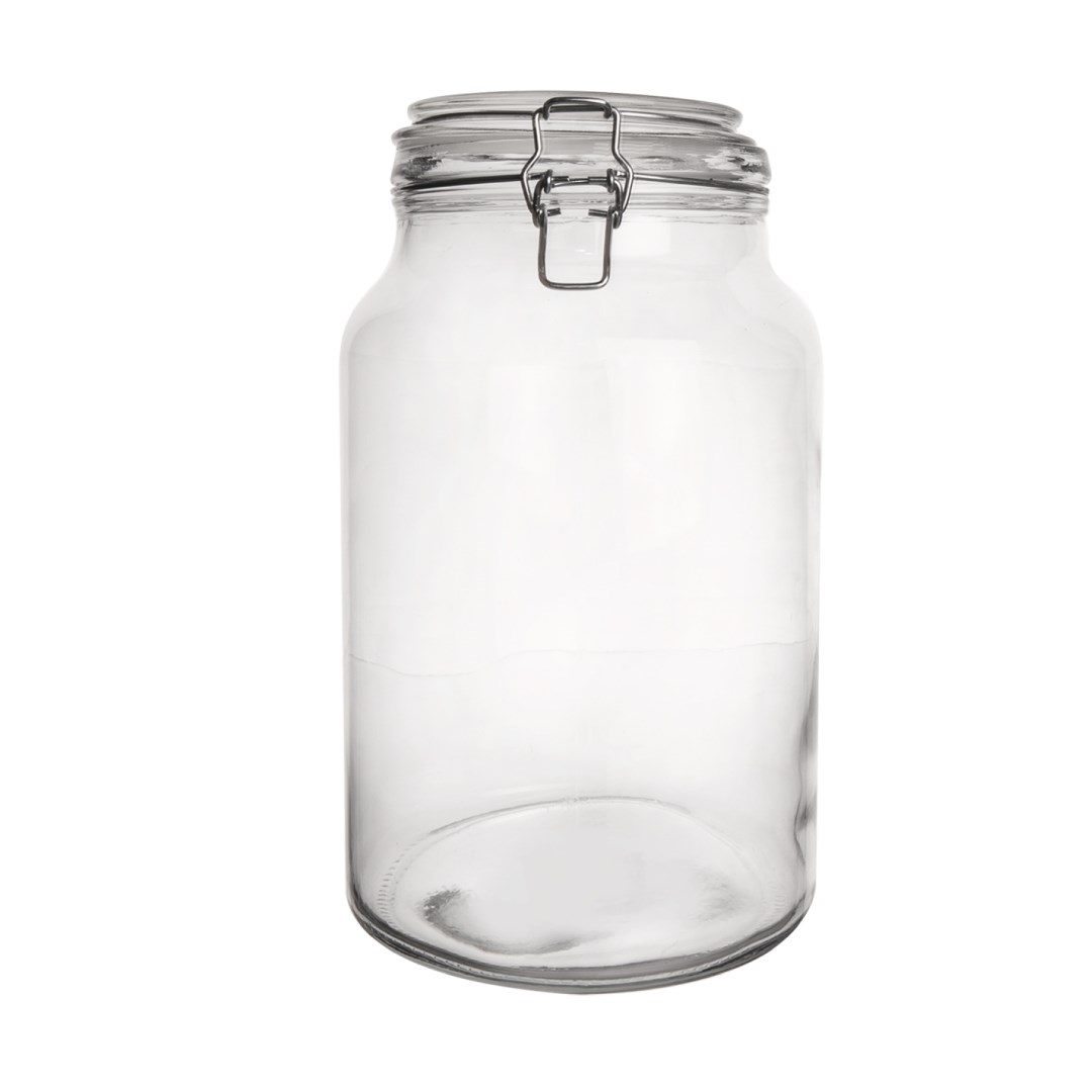 Skleněná dóza Patent 4,2 l čirá