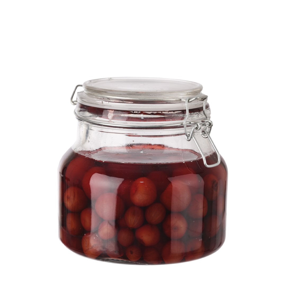 Glass jar Patent 1,85 l clear