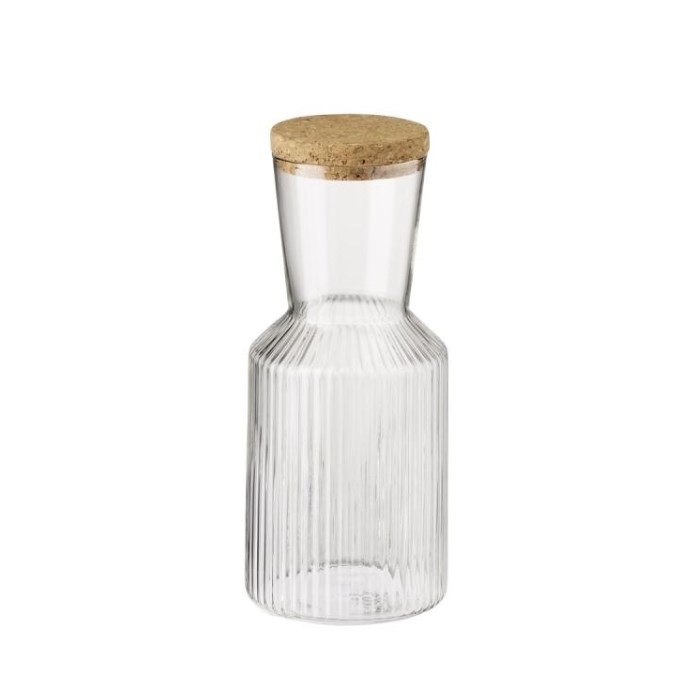 Karafa LINES skleněná s víčkem 0,5 l