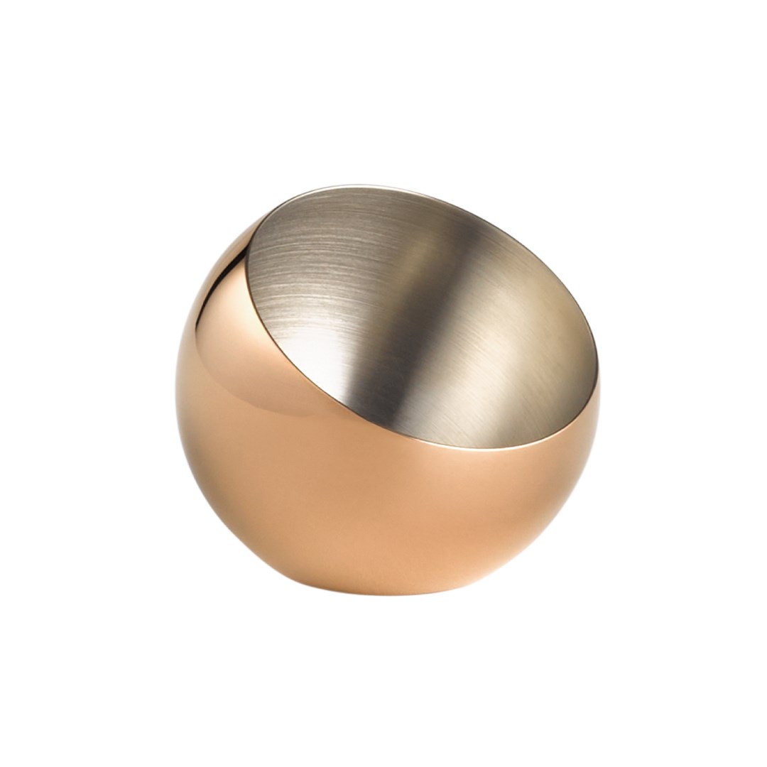 Bowl Sphere 8 cm bronze 3pcs
